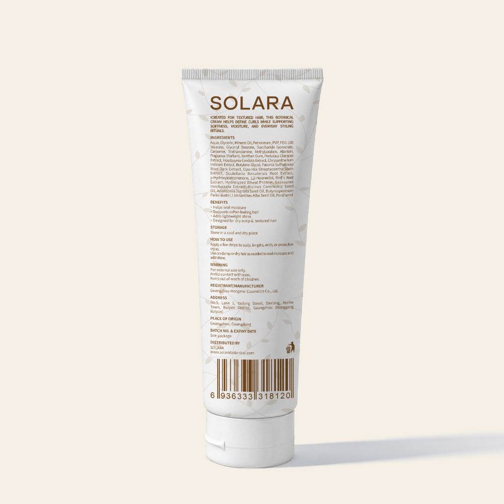 SOLARA Curl & Coil Defining Cream