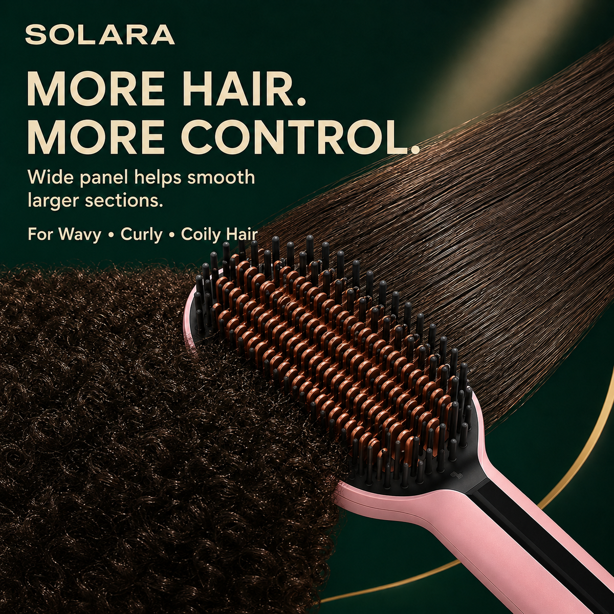 SOLARA Hair Straightener Brush