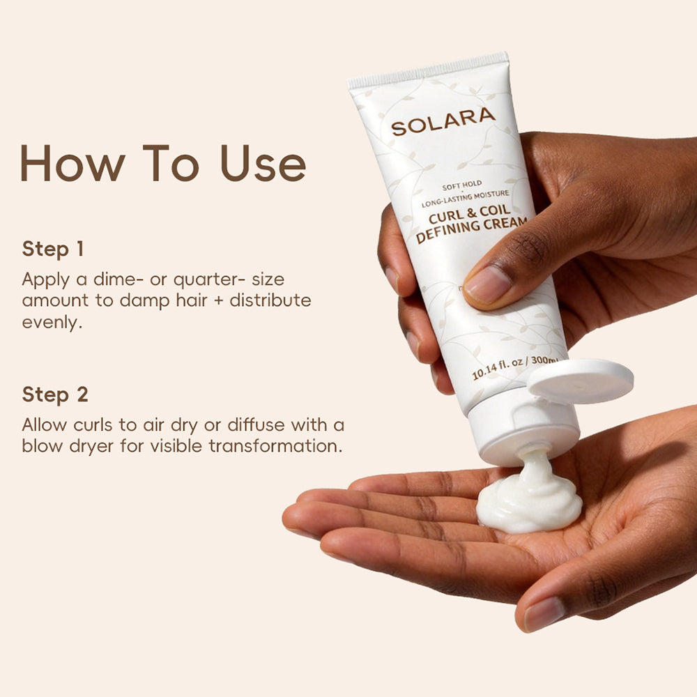 SOLARA Curl & Coil Defining Cream