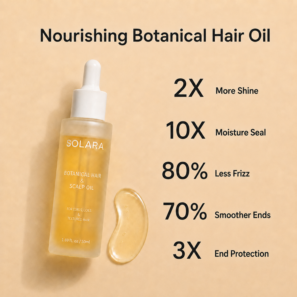 SOLARA Botanical Hair & Scalp Oil