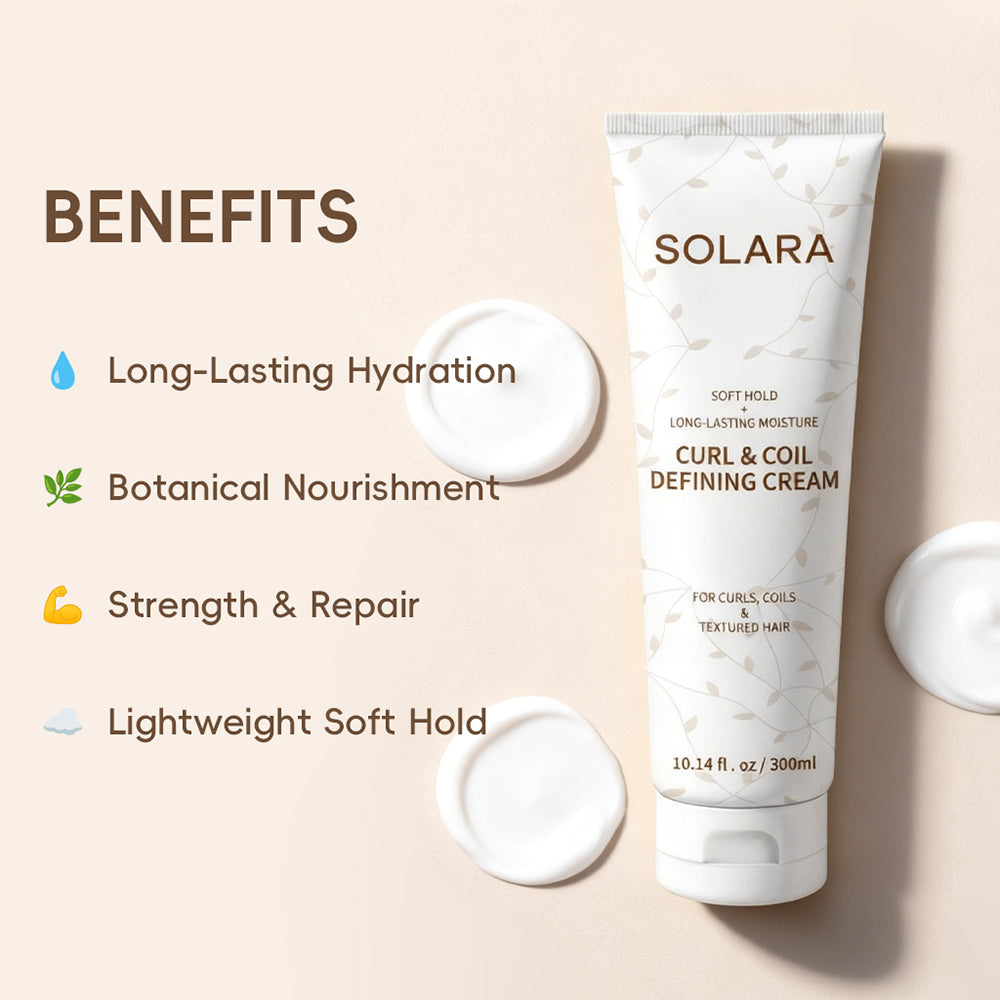 SOLARA Curl & Coil Defining Cream