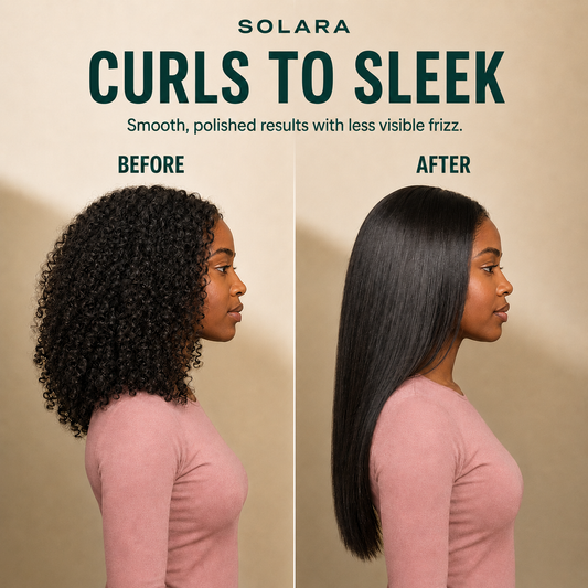 SOLARA Hair Straightener Brush